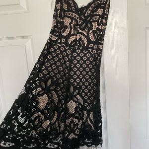 Black Lace Romper